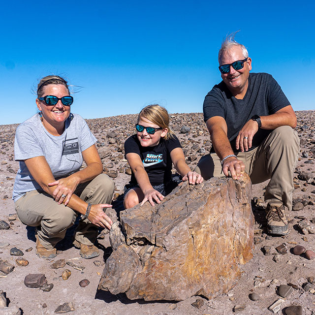 Matt & Family, Gray Mtn.